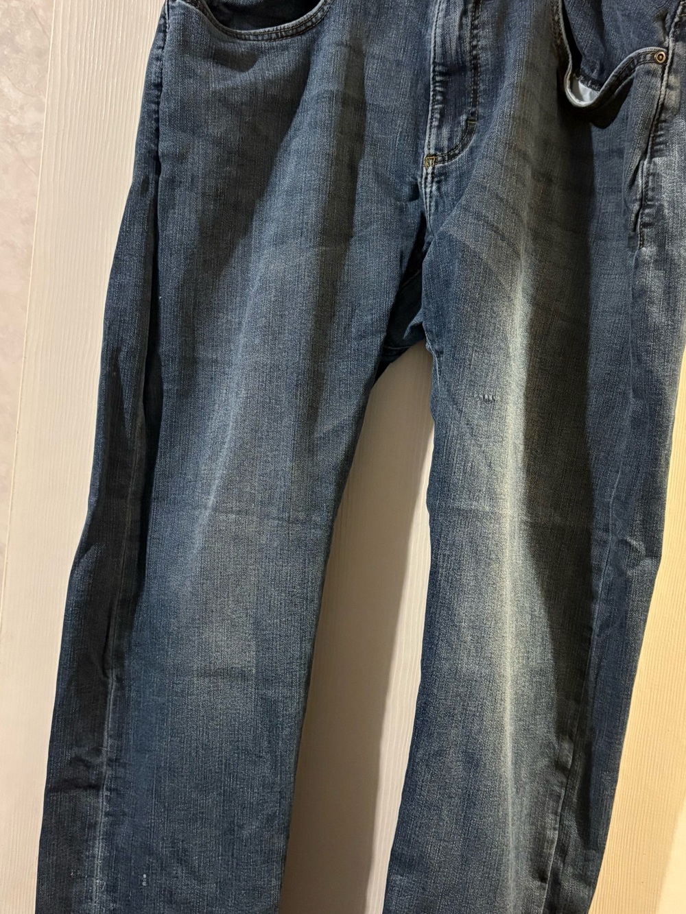 Men's Slim Straight Blue Jeans